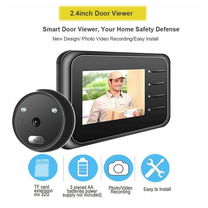 Electronic Anti-theft Doorbell Home Security Camera- Battery Powered