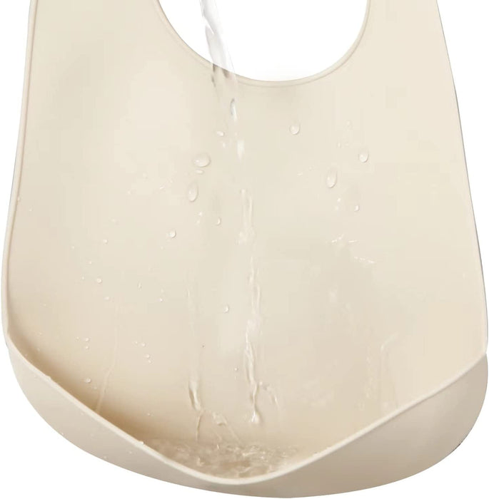 Waterproof Silicone Feeding Bib-Brown