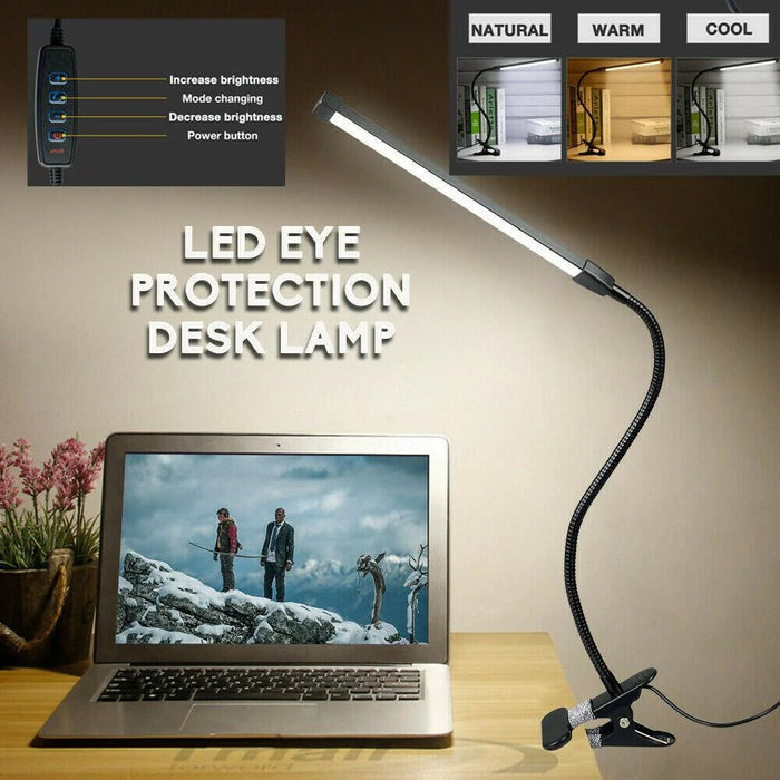 Clip On LED Desk Lamp