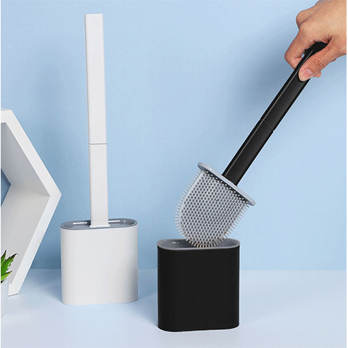 Flex Silicone Toilet Brush with Holder