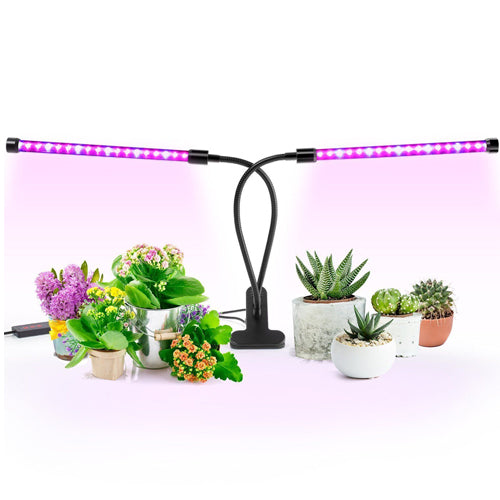 Dual Head LED Lamp for Indoor Plants