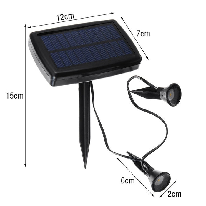 10 pcs Solar Powered Outdoor Spot Light Landscape Light Lamp