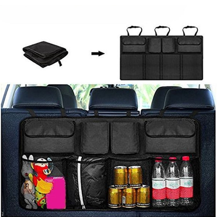 Car Trunk Organizer Multi-Pocket Hanging Car Seat Back Storage Bag