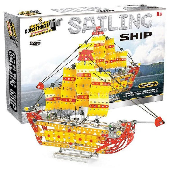Construct-It Metal Sailing Ship