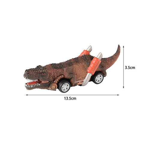 Pull Back Dinosaur Toys Race Car Set 6 Pack