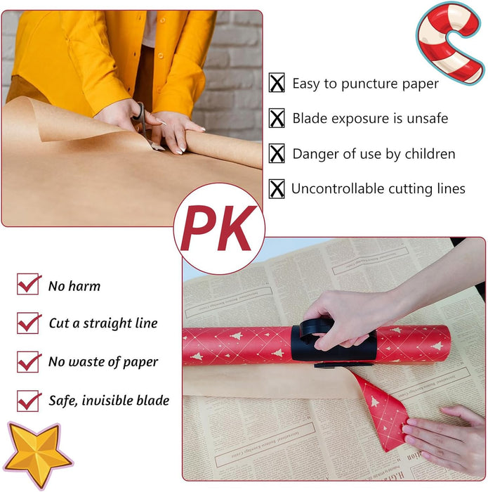 Sliding Wrapping Paper Cutter