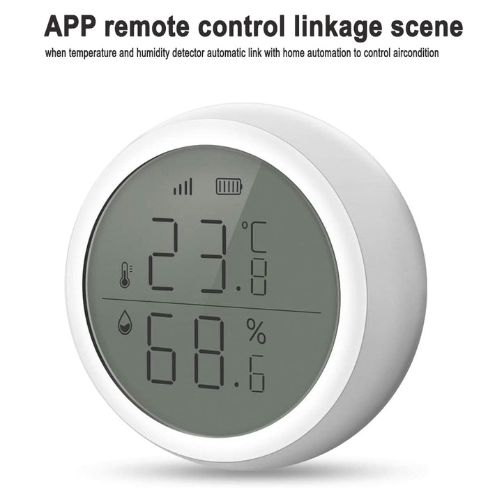 Smart Temperature and Humidity Sensor Wireless Detector- Battery Operated