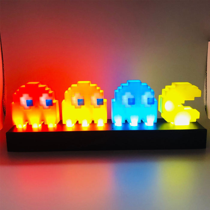 USB Plugged-in Pac man and Ghosts Room Night Light Décor