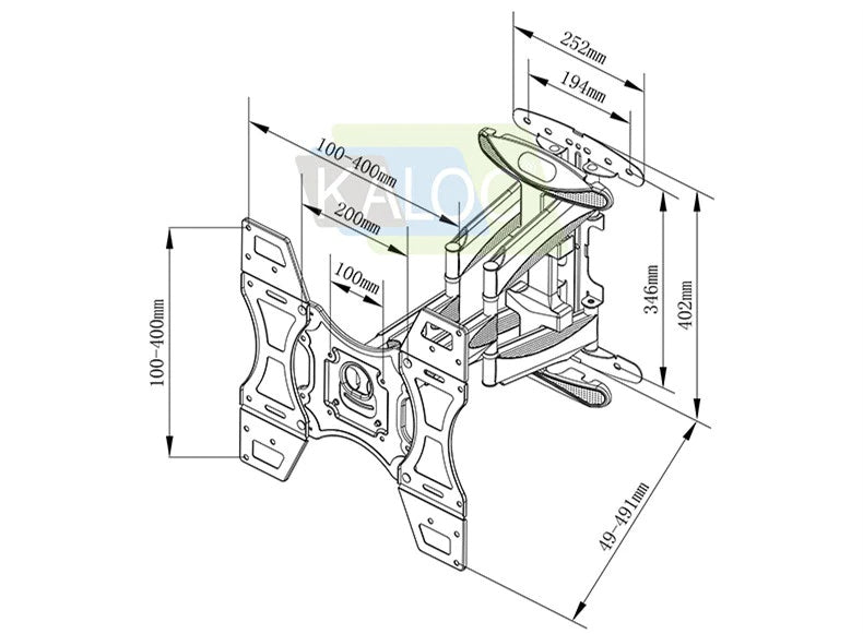 Ultra Strong TV Wall Bracket for 32"-70"