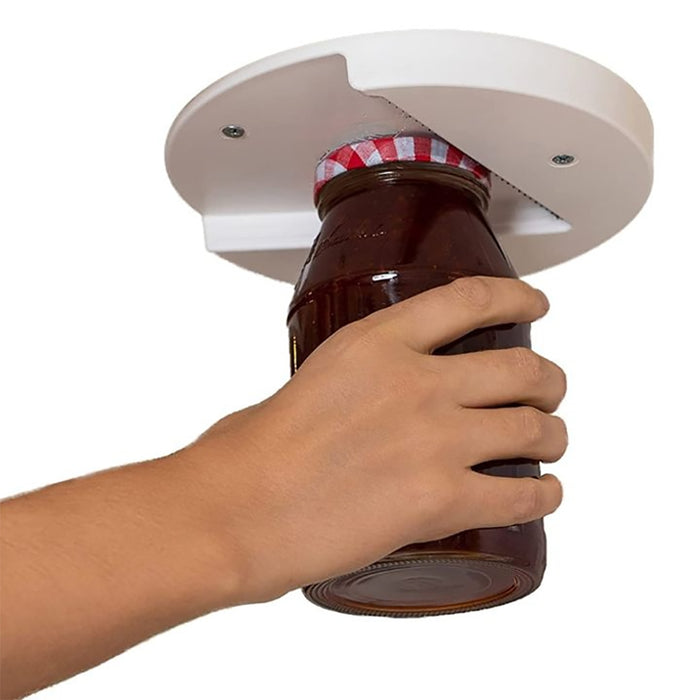 Multi-function Single Hand Under Cabinet Jar Opener Essential Kitchen Gadget