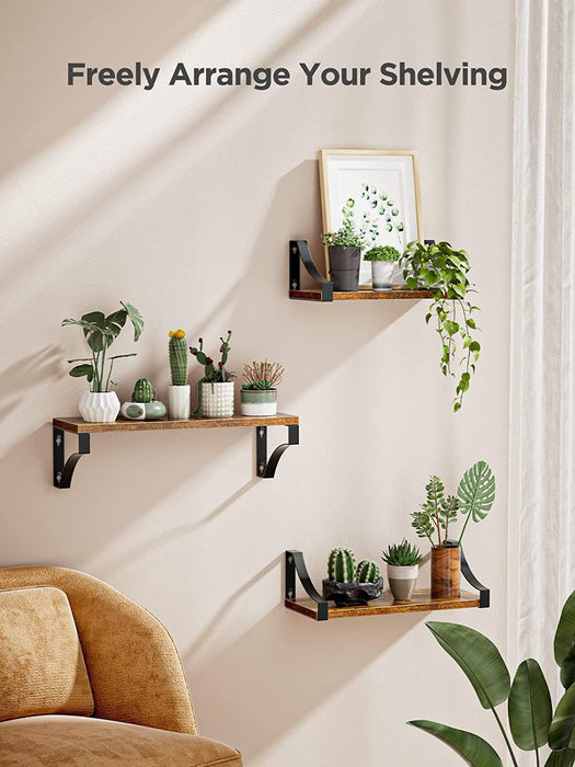 Wall Mounted Floating Shelves Set Of 3