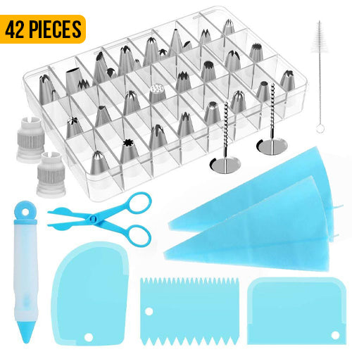 Cake Decorating Supplies Kit 42 Piece Set