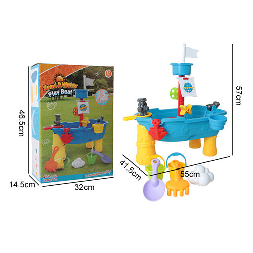 Kids Pirate Ship Sand & Water Table