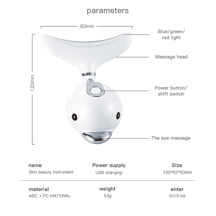 Facial Neck Massager Skin Lifter & Wrinkle Remover