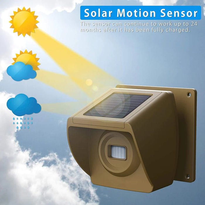 Solar Motion Sensor Driveway Alert System