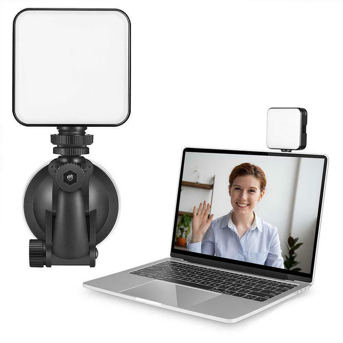 USB Rechargeable Strong Suction Video Conference LED Dimmable Fill Light