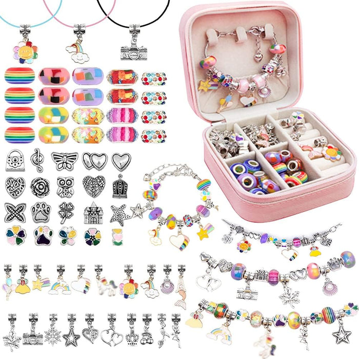 66Pcs Charm Bracelet Making Kit