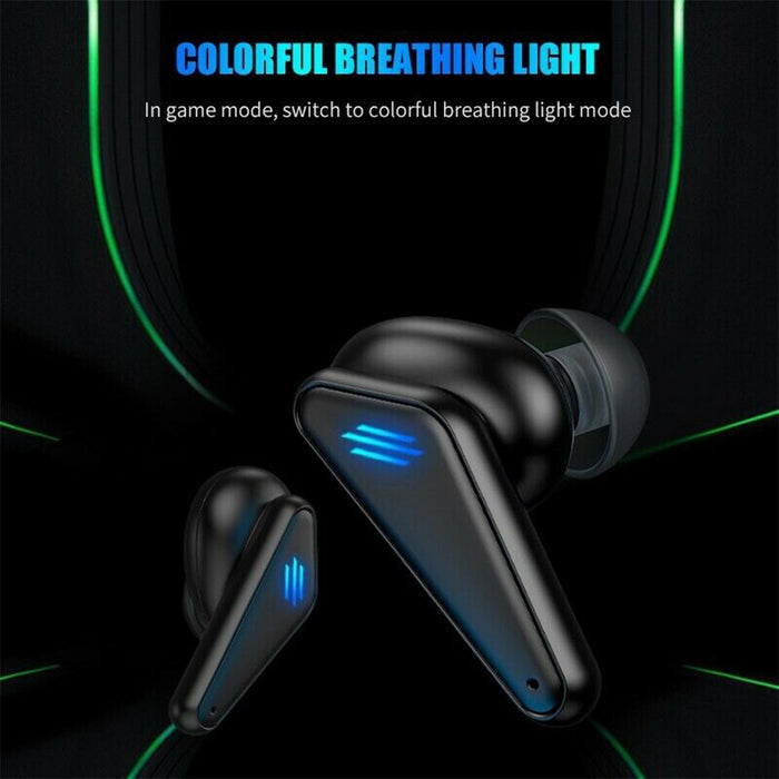 TWS Wireless Gaming Bluetooth Headset with USB Charging Case