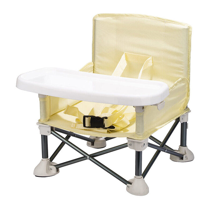 Foldable Booster Seat with Tray for Toddlers