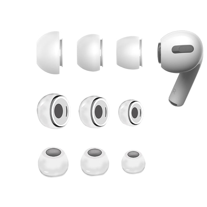 Airpods Pro Replacement Ear Tips - Excellent Noise Reduction Function | Dust Guard Screen | Ultra Comfortable | Seamless Fit | TPU Material