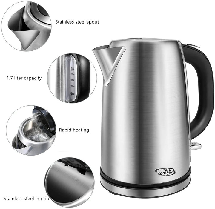 Stainless Steel 1.7 Litre Kettle