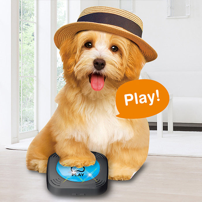 Interactive Recordable Command Pet Buttons-Battery Operated