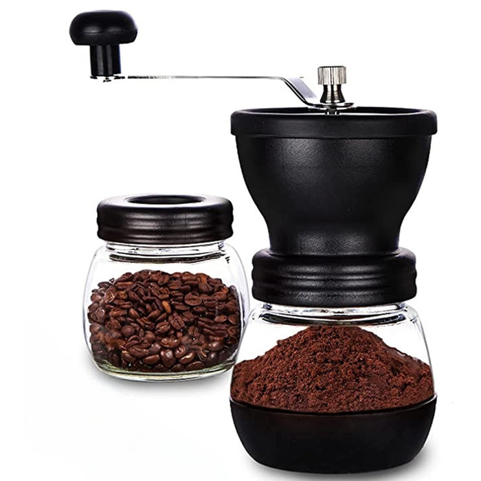 Portable Manual Coffee Grinder with Ceramic Burrs Hand Coffee Grinder