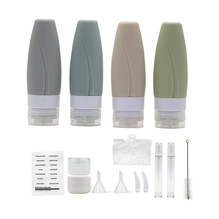 Silicone Leakproof Travel Bottles Set