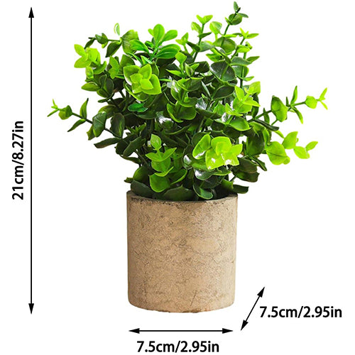 Mini Potted Artificial Plants 3 Piece Set