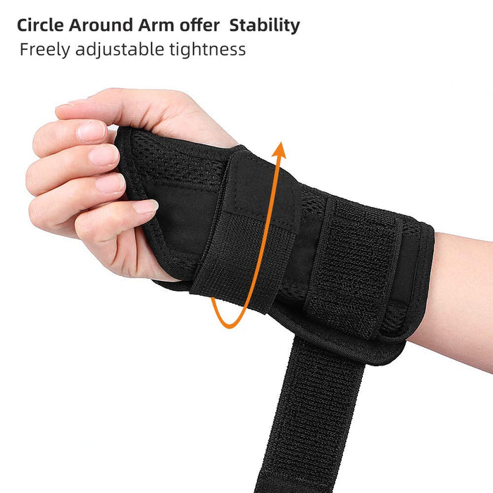 Carpal Tunnel Wrist Brace with Metal Stabilizer