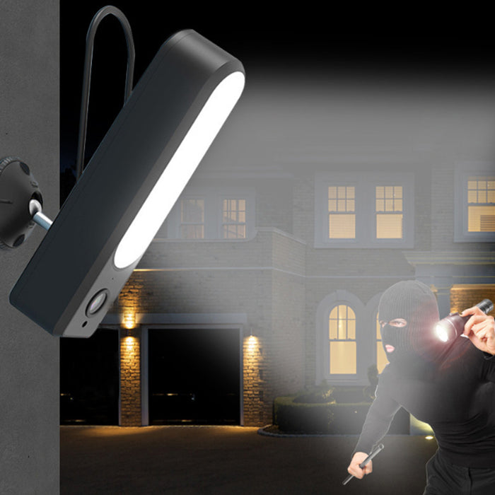 1080P Outdoor Night Vision Security Camera and Wall Lamp