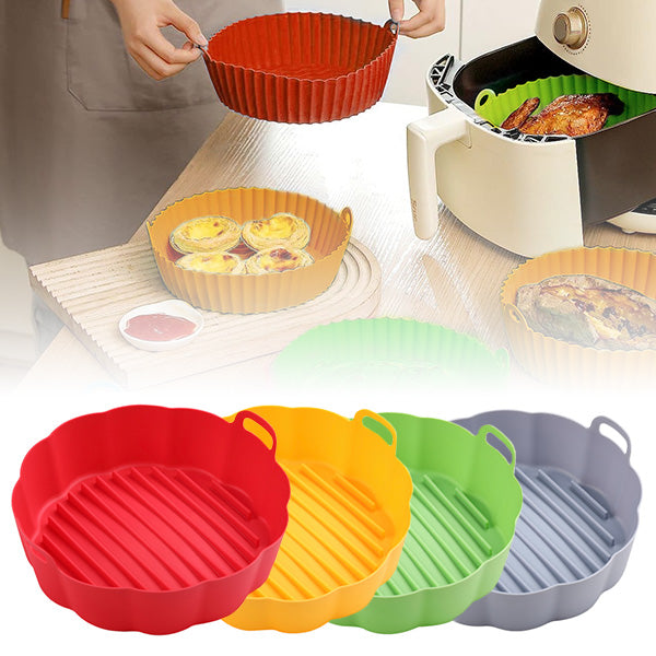 Reusable Air Fryer Silicone Liners - 2 Pack