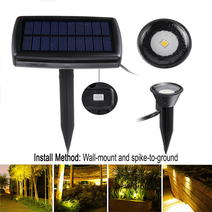 10 pcs Solar Powered Outdoor Spot Light Landscape Light Lamp