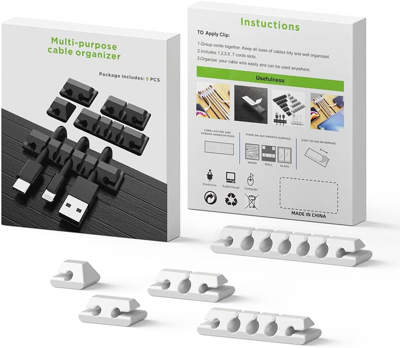Multi-Purpose Cable Organizer Set