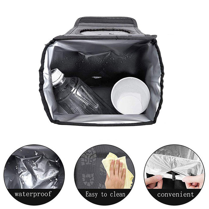 Waterproof Car Trash Can Multifunctional Foldable Storage Box Auto Car Accessories