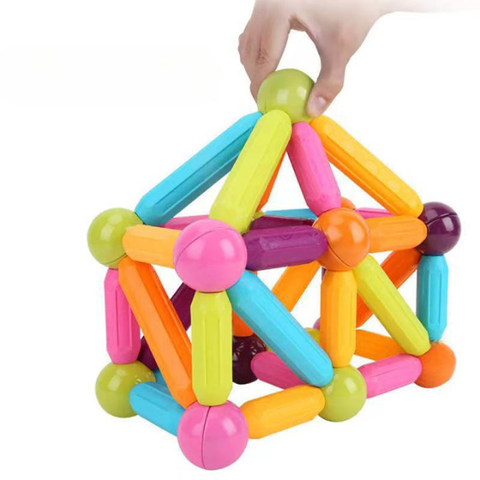 26Pcs Magnetic Balls and Rods Set Educational Construction Toys for Kids Boys and Girls