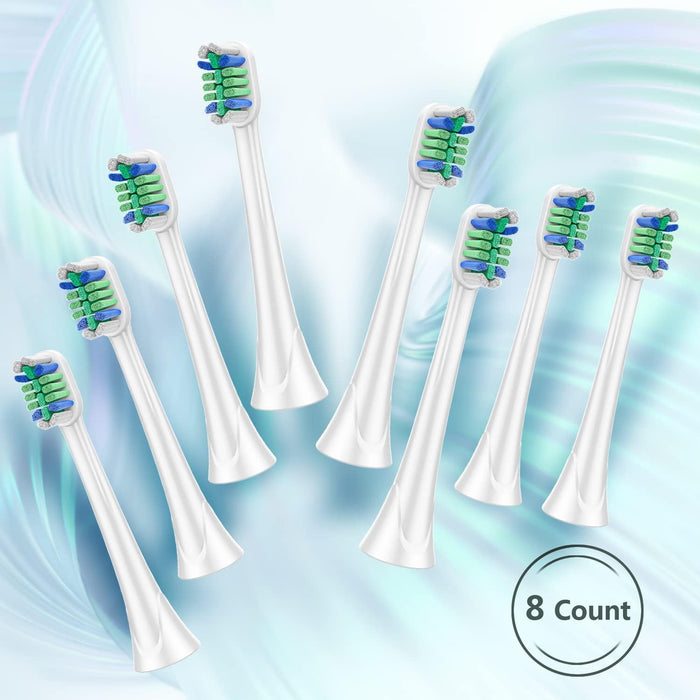 8Pcs Brush Heads for Philips Sonicare-Precision Cleaning