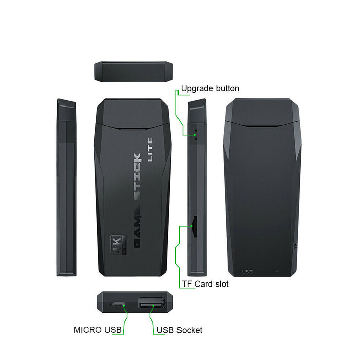 M8 HD HDMI Wireless Family Mini Retro Gaming Console- Battery Powered