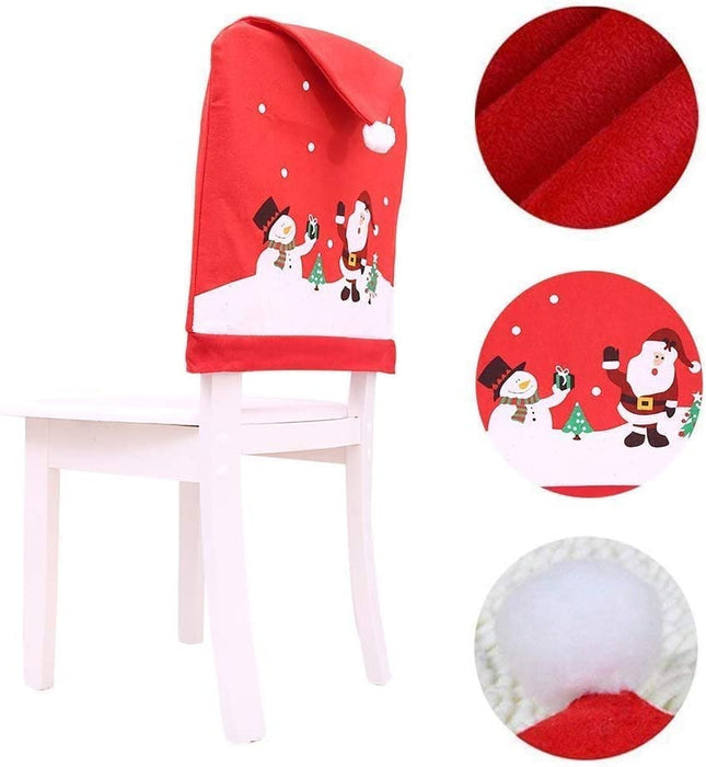 Christmas Chair Back Covers Decorations