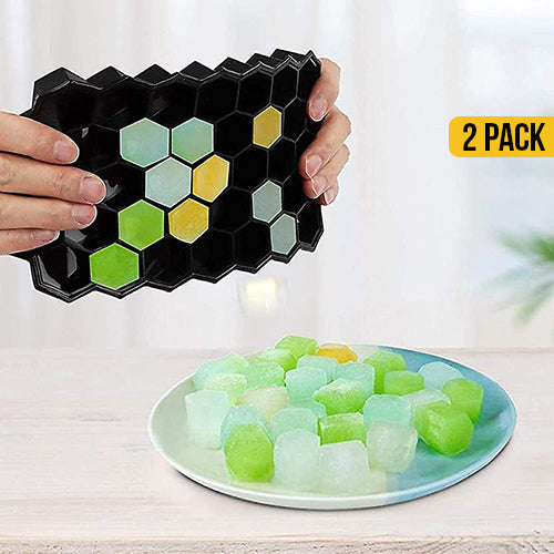 Silicone Beehive Ice Cube Moulds 2 Pack