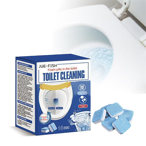 Foaming Toilet Cleaning Tablets - 32 Pack