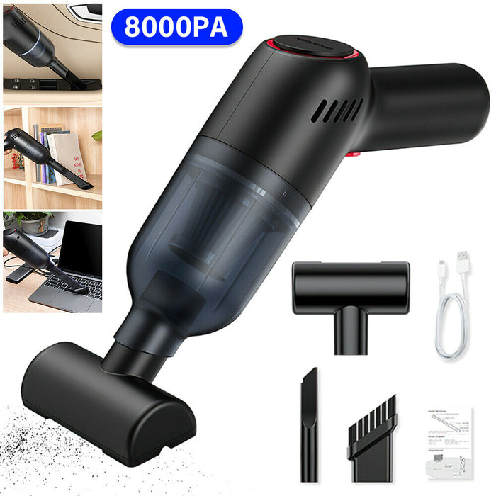 Portable Wireless Mini Car Vacuum Cleaner with Strong Suction (USB Power Supply)