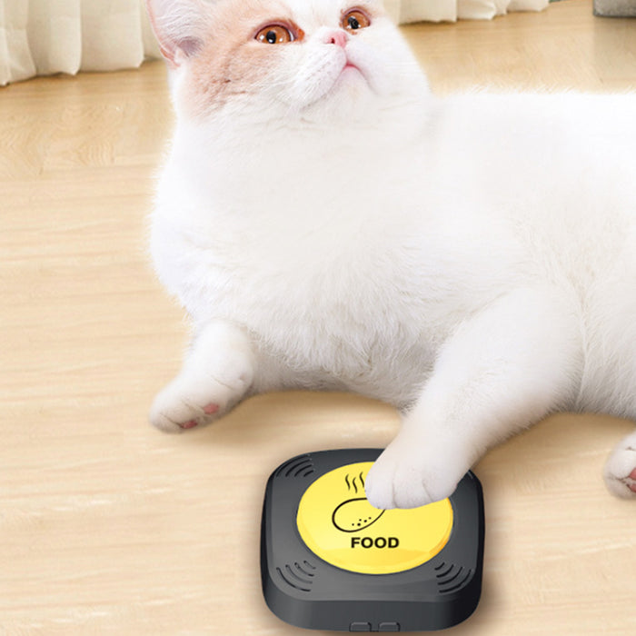 Interactive Recordable Command Pet Buttons-Battery Operated