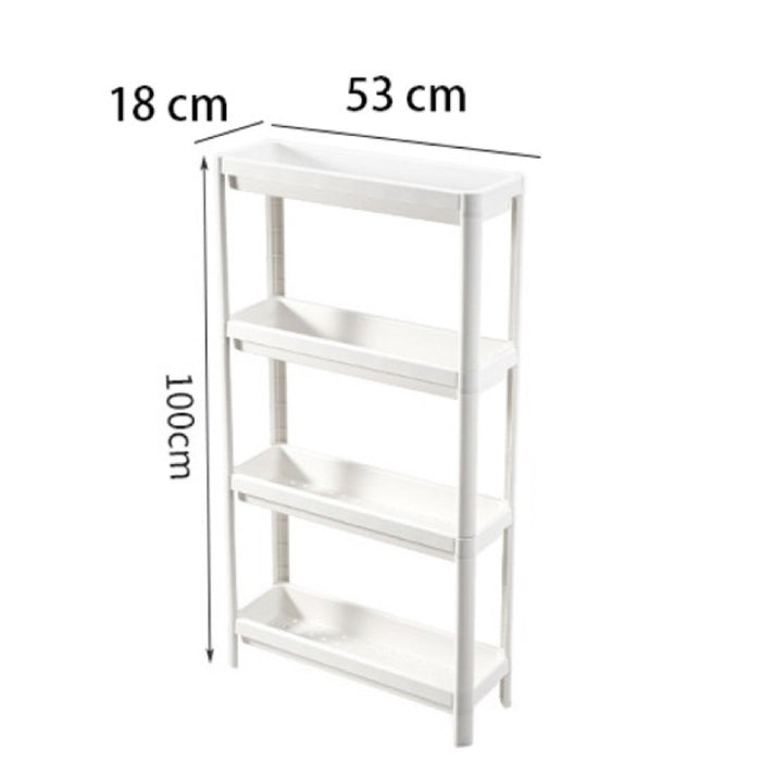 Slide-Out Trolley Utility Rack - 4 Tier - 100cm