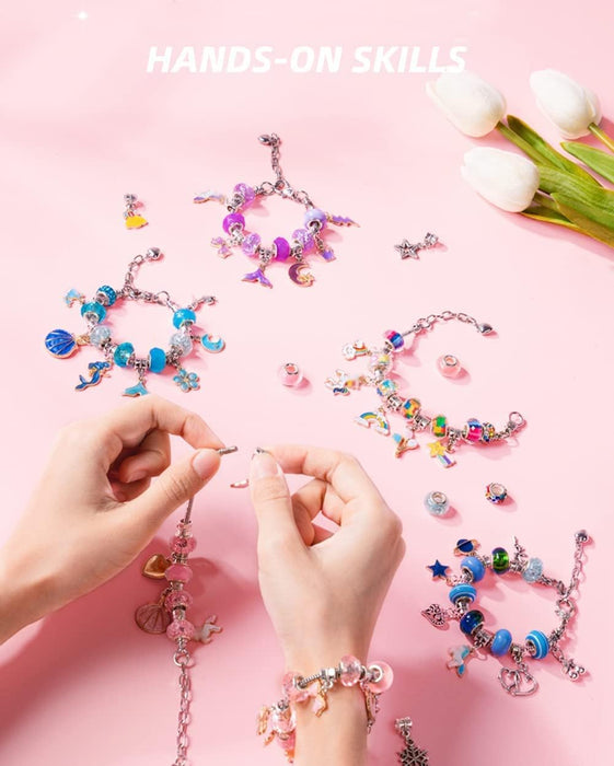 66Pcs Charm Bracelet Making Kit