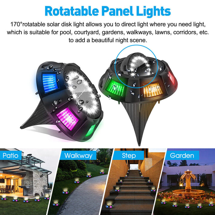 LED Solar Garden Lawn Lights - 4 Pack