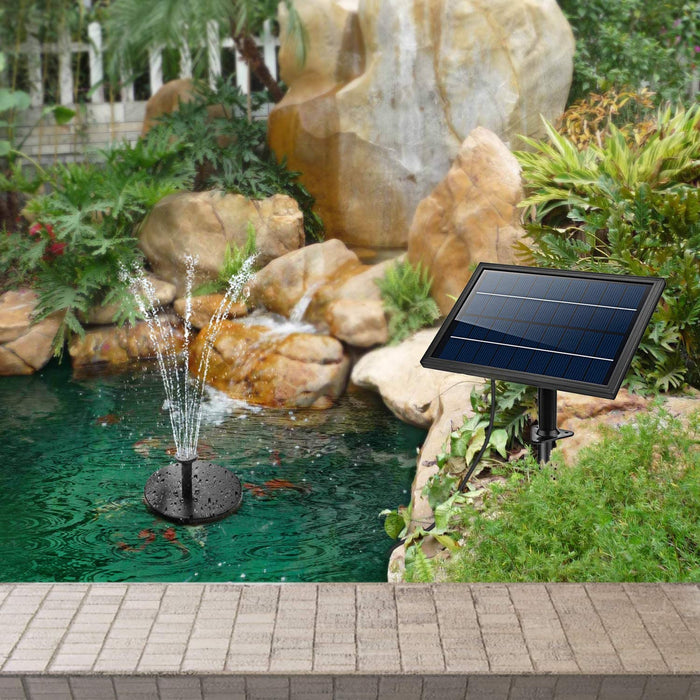 3.5 W Solar Fountain Water Pump With Led Lighting