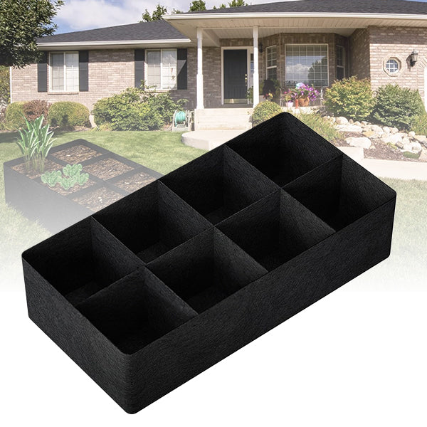 8 Grids Plant Grow Bag Garden Bed