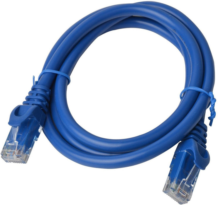 8ware Ethernet Cable Snagless 1m Blue