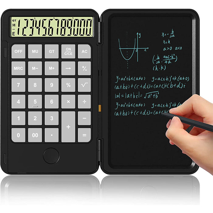 12-Digit Desktop Calculator with LCD Writing Screen- USB Charging